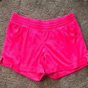 hot pink shorts